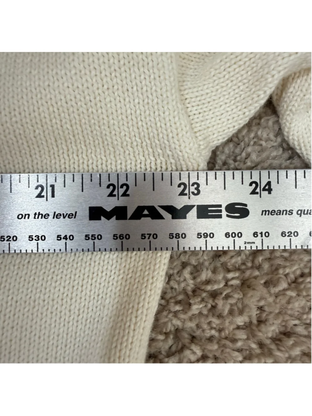 Women's Bobeau Tennis Cardigan Sweater Size L Beige Black